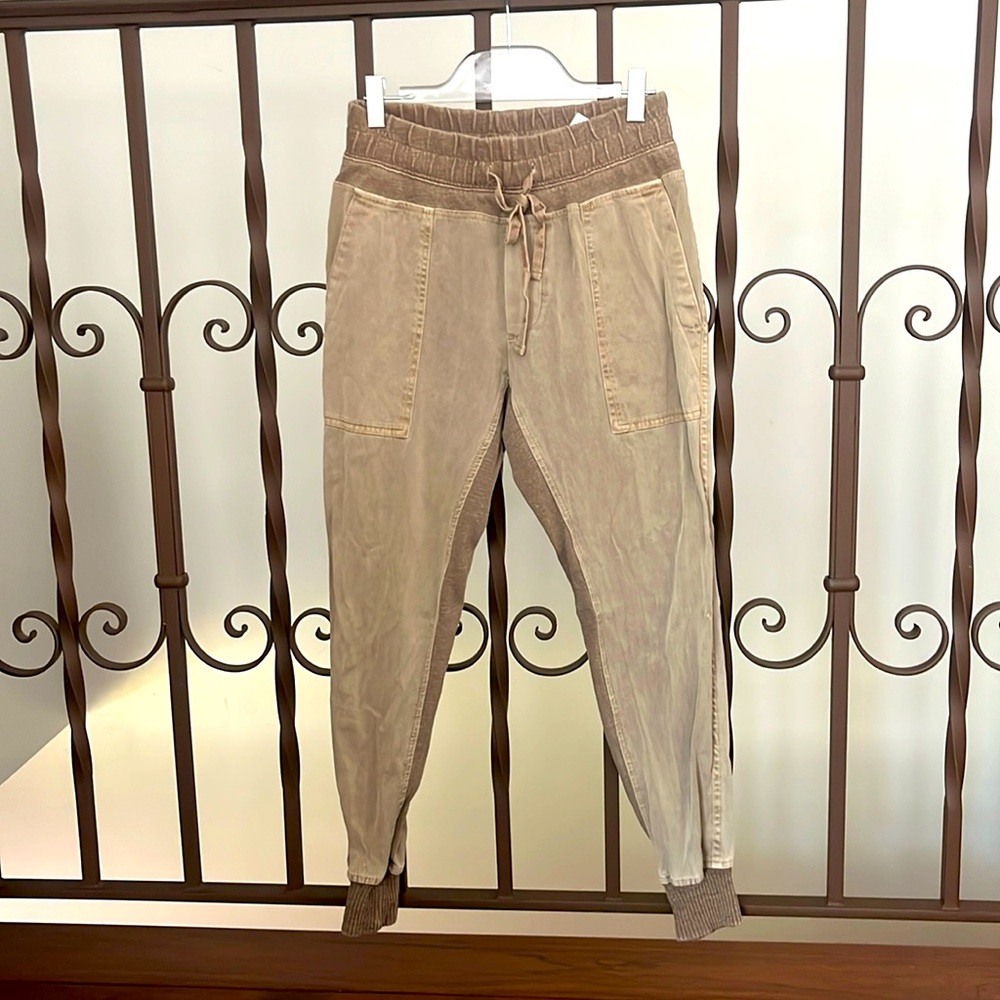 James Perse women size 0 mixed media pant